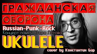 Гражданская Оборона на УКУЛЕЛЕ и Губной Гармошке/cover by Kонстантин Бир/26.12.17