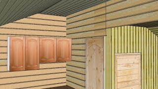 Рисуем вагонку в SketchUp