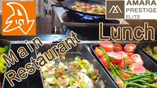Amara Prestige 5* Обзор главного ресторана. Обед. The main restaurant. Food. Lunch