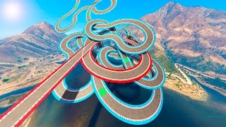 ГОНКИ НА НОВЫХ МАШИНАХ ПО БОЛЬШОЙ ЗМЕИНОЙ СПИРАЛИ В GTA 5 ONLINE