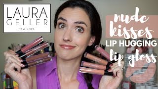 Laura Geller Nude Kisses Lip Hugging Lip Gloss | Lip Swatches of ALL 16 Shades!
