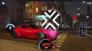 CSR2 Mazda Rocket Bunny RX7 PC car preview and supply cup tune for easier supply cup