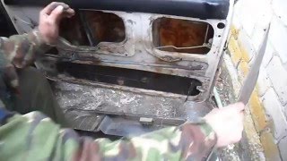 ремонт двери ваз замена ручки двери repair door replacement door handle vases