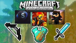 MINECRAFT PE 1.0.0 & 0.16.x TOP 3 TEXTURE PACKS (PrestonPlayz, Huahwi, Shant Pack V4)