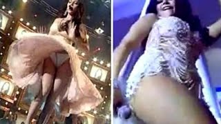فضيحة : سقوط فستان نانسي عجرم على الهواء ?
