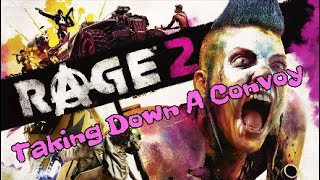 Rage 2 - Vehicle Combat. Convoy Takedown. (PS4 Pro - 60fps)