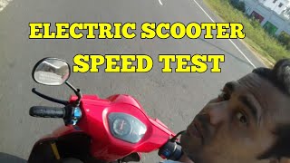 Speed test electric bike Hero Photon