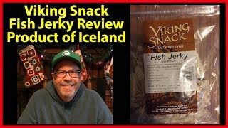 Viking Snack Fish Jerky Product of ICELAND | JKMCraveTV