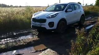 Киа спортейдж по бездорожью