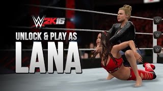 WWE 2K16: Lana Crushes Brie! (Play As Lana! - WWE 2K16 Mods)