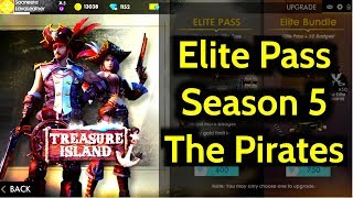 Free Fire New Elite Pass Season 5 - Treasure Island (Pirates) - Sooneeta