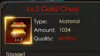 Using 1k+ lev3 guild chest? | over 30k rings | VIP 0 BR KING | Legacy of discord