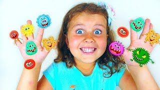 Милана показывает Как не надо себя вести детям