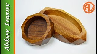 Чаши с огранкой. Деревянная посуда / Making Geometric Wooden Bowls