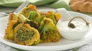Капуста брокколи в хрустящем кляре без масла. Брокколи с ореховым соусом в Аэрогриле Gfgril.