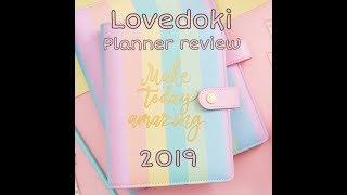 Lovedoki Rainbow 2019 Planner Review - Happy planner - Supplies