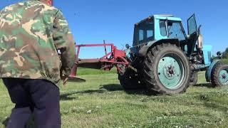 Выехал косить сено./Сенокос 2018/ Косим польской роторкой.