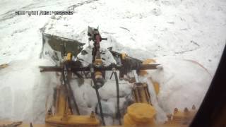 Трактор Кировец Расширение дороги.