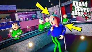 BALDİ KARISINI KURTARIRKEN HAPSE DÜŞÜYOR! - GTA 5 Baldi's Basics Mod