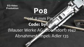Luger P08 Code byf 42 cal. 9 mm Para