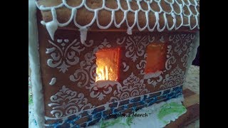 Пряничный домик. как собрать домик