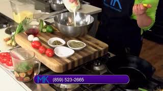 Flipping delicious hoe cakes with Chef Allison Davis