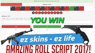 CRAZY CSGODOUBLE.GG ROLLING SCRIPT (WORKS) 2017!!