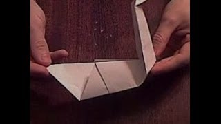 Оригами, как сделать лебедя Origami how to make a swan