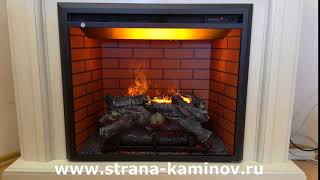 Электрический очаг 3D Leeds 26SD - www.strana-kaminov.ru