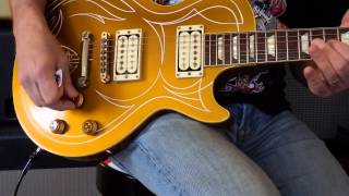 2014 Gibson Les Paul Billy Gibbons Goldtop Wizz pickups.
