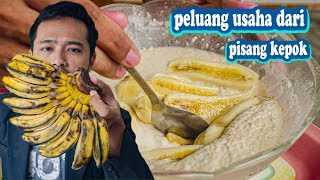 resep jajanan unik kekinian pisang kepok murah meriah 500an paling laris di sekolah