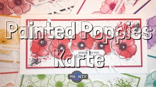 Mohnblüten Karte | Painted Poppies card mit Produkten von Stampin Up!