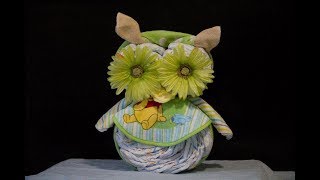 How to make a Diaper Owl