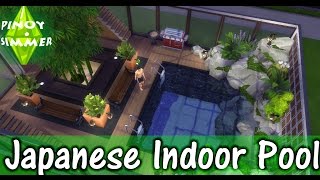 The Sims 4: Speed Build : Japanese Indoor Pool