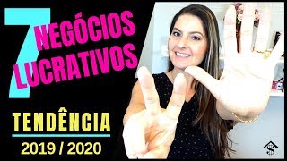 ? NEGÓCIOS LUCRATIVOS | 7 Ideias de Negócios para TRABALHAR EM CASA 2019/2020 - Juliana Zammar
