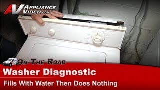 Maytag & Whirlpool washer diagnostic - Fills with water then cycle stops - LAT8014AAE