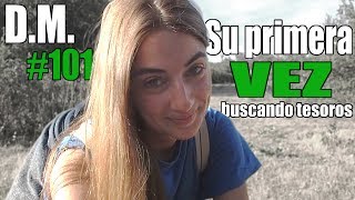 Su PRIMERA VEZ buscando TESOROS con detector de metales ft. Alba Rico - Detección Metálica ep. 101