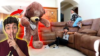 GIANT TEDDY BEAR COMES TO LIFE! (INSANE FREAKOUT)