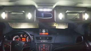 Interno Full Led Opel Mokka più Led rosso vano usb
