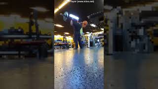 오버헤드프레스, 밀리터리프레스  95kg 2회 overhead press 95kg x 2
