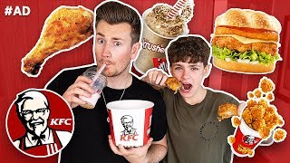 BROTHERS TRY EVERY FOOD ON THE KFC MENU