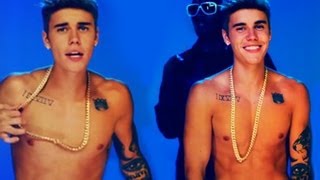 Justin Bieber TOPLESS In New Music Video - "Lolly"
