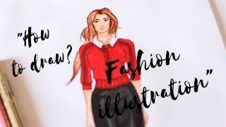 Tutorial/Как рисовать промаркерами/Рисую фэшн-иллюстрацию