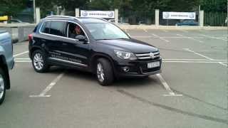 VW tiguan test drive