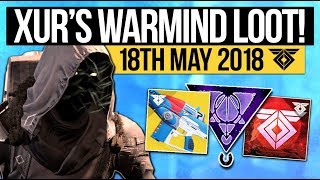 Destiny 2 | XUR LOCATION & WARMIND EXOTICS! - Exotic Weapon, Armor Inventory & More (18th May)