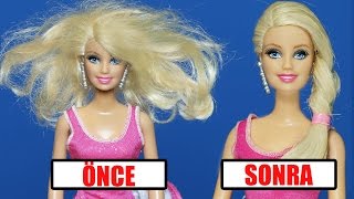 Yıpranmış Barbie Saçları Nasıl Düzeltilir | Yıpranmış Saçlara Bakım | EvcilikTV