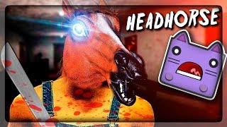 НОВАЯ ИГРА ПРО МАНЬЯКА! ЛОШАДИНАЯ ГОЛОВА! ПОБЕГ НА МАШИНЕ! ✅ HeadHorse Прохождение