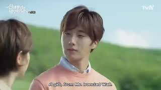 Ha Won and Ji Woon kiss scene - Cinderella and the four knights