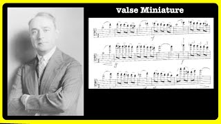 Koussevitzky ,Serge Valse miniature
