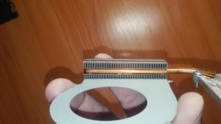 Как поменять пасту, смазать вентилятор на Compaq Presario CQ56